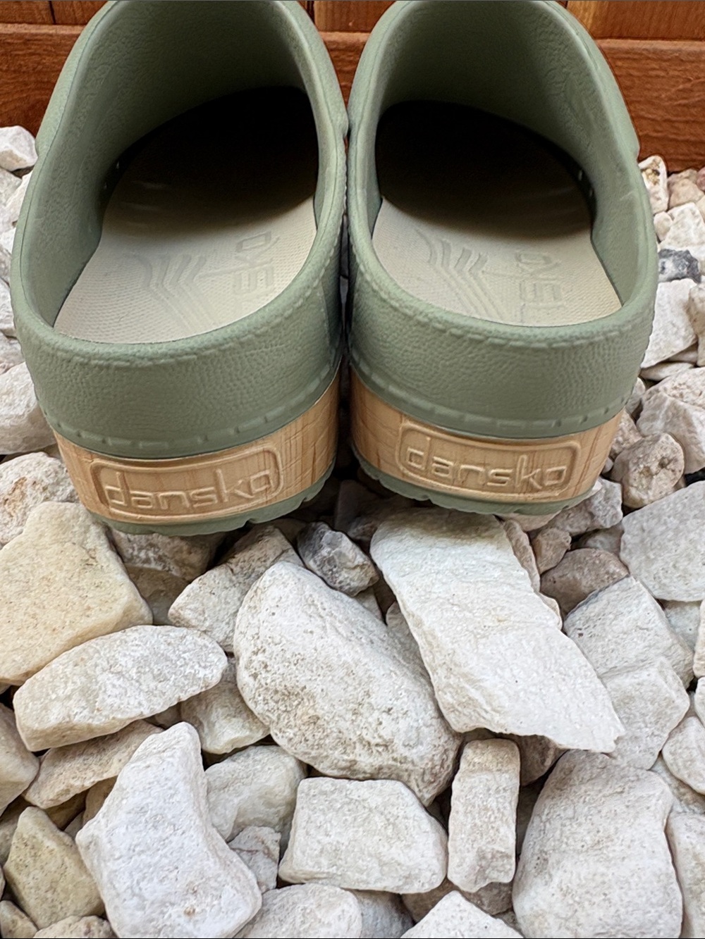 Dansko Kane Olive Green Clogs - Picture 6 of 7
